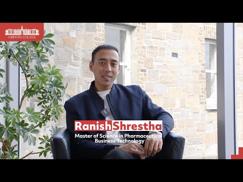 Preview image for the external video "Nepal | Meet Ranish Shrestha - Entering the Pharma industry in Ireland from Griffith College Dublin".