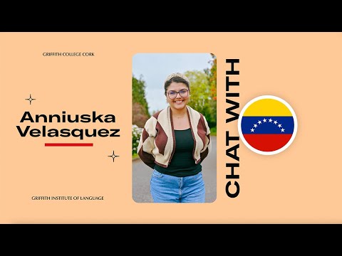 Preview image for the external video "GIL Cork - Venezuelan student - Anniuska Velasquez".