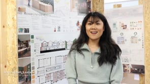 Preview image for the external video "Interior Architecture Graduate - Ina Uran Lunde".