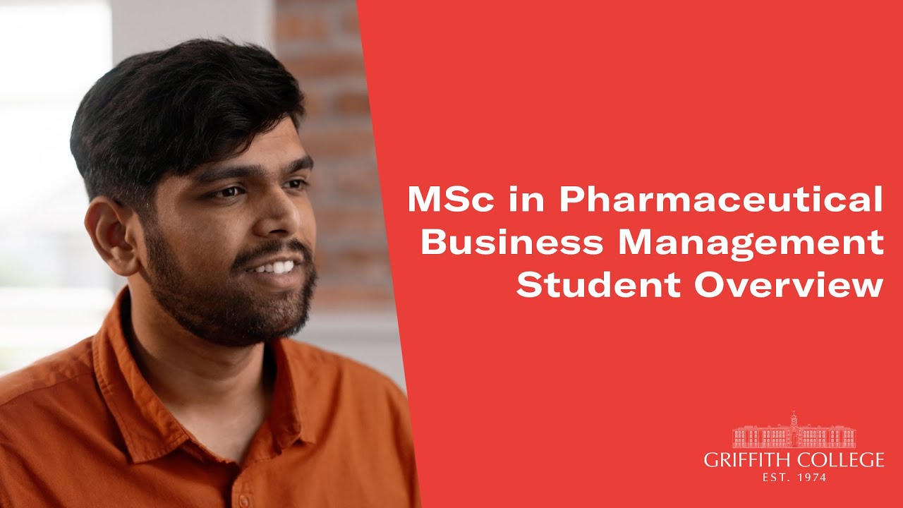 Preview image for the external video "MSc in Pharmaceutical Business Management Student Overview".