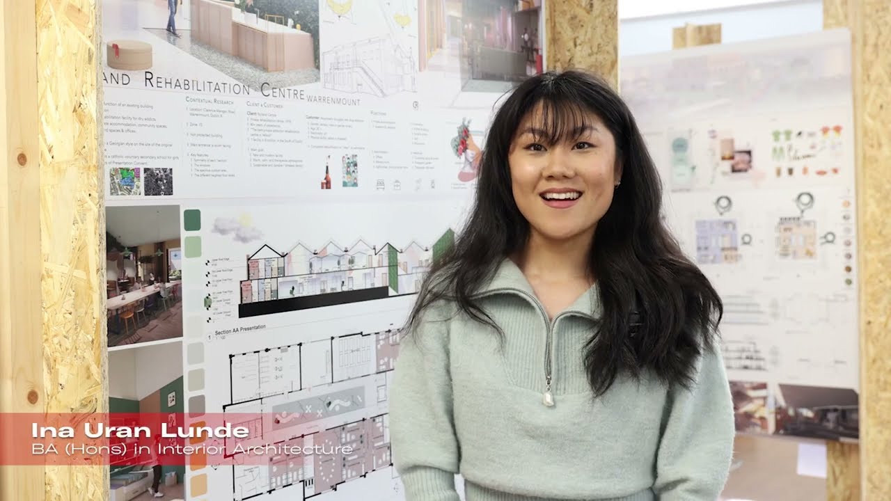 Preview image for the external video "Griffith Creative Week 2022 - Interior Architecture - Ina Uran Lunde".