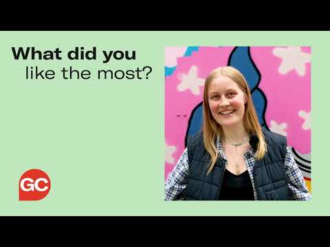 Preview image for the external video "Griffith College | Graphic Communication Design Graduates 2024 | Hanne Sahlmann Testimonial".