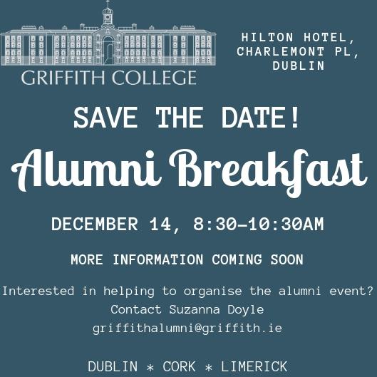 Griffith College Alumni Breakfast Griffith College Alumni Breakfast