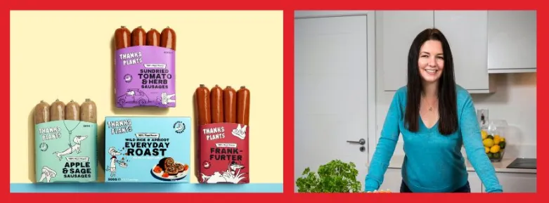 Aisling Cullen and Thanksplants products