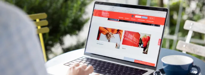 student on the computer- psychology