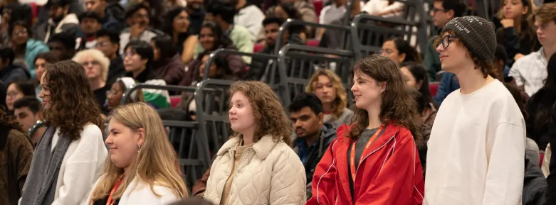 Griffith College greeted by President Diarmuid Hegarty at Induction