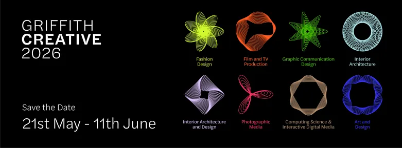 Griffith Creative 2026 Banner - 21st May - 11th June