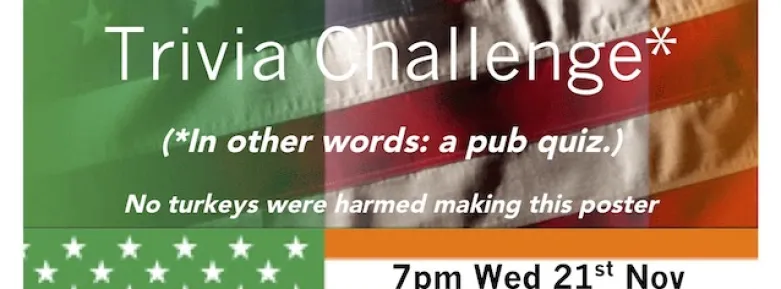 Poster for CAPA & GSU Pub Quiz