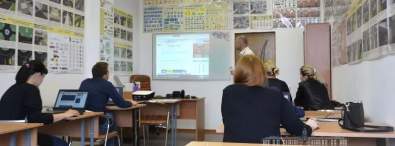 Socially distanced classroom