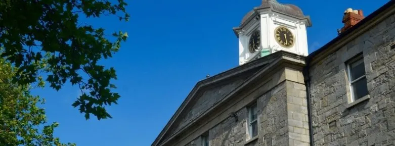 Clock tower at Griffith College