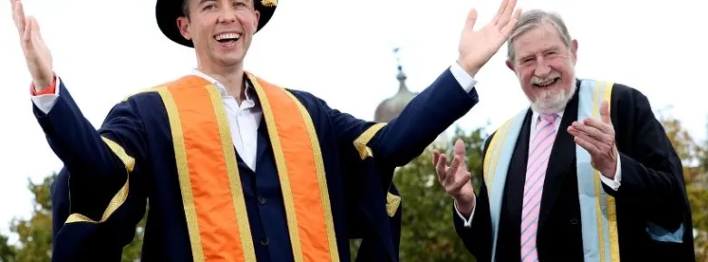 Stephen O’Leary and Professor Diarmuid Hegarty