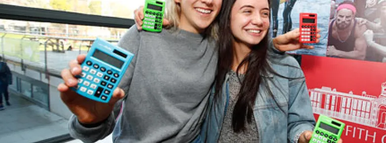 Students at the free Maths Revision Course at Griffith College Dublin