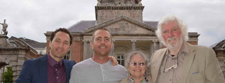 four exonerees at innocence project confrence