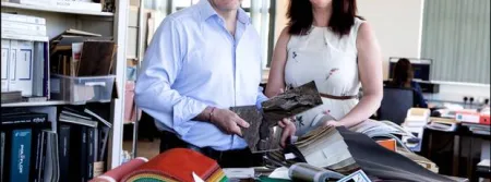 Sean Gallagher with Audrey Gaffney of Audrey Gaffney and Associates. Photo: David Conachy/Irish Independent