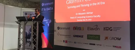 The theme of Dr Akhtar's talk at the IT & Data Summit was Artificial Intelligence