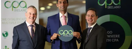 Liam Donnelly Award Winner, Sunil Appat Sukumaran, Paul Heany and Tom Colgan
