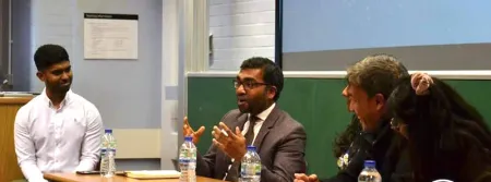 Griffith College International Law lecturer Dr. Ananthavinayagan presents at King's College London