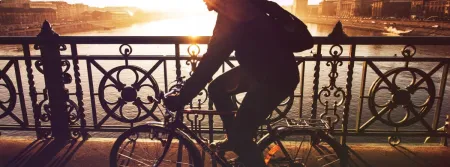 Photo of person cycling