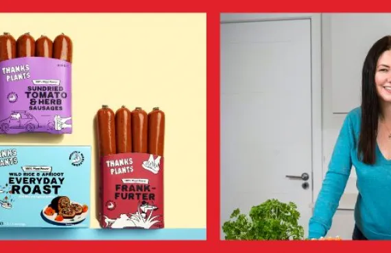 Aisling Cullen and Thanksplants products