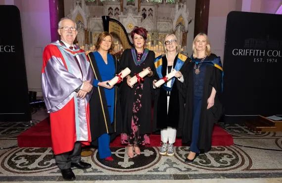 Dr. Tomás Mac Eochagáin, Sharon Lombard, Caroline O'Driscoll, Gillian Keating and Ingrid Sneim