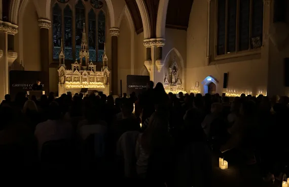 Candle light concert Griffith college Cork