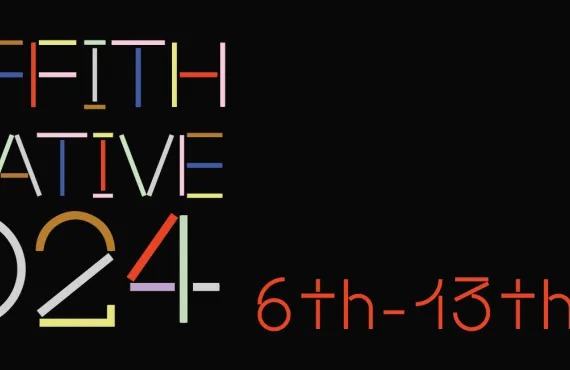 Griffith Creative Show 2024 website banner 