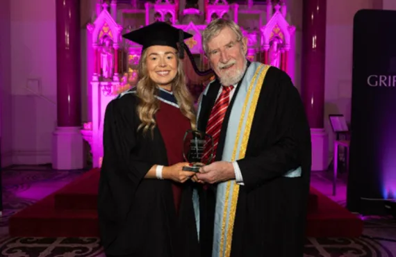 Abigail Murray and Diarmuid Hegarty