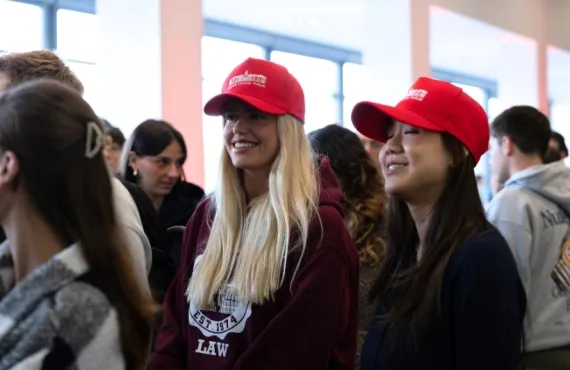 Griffith College students smiling