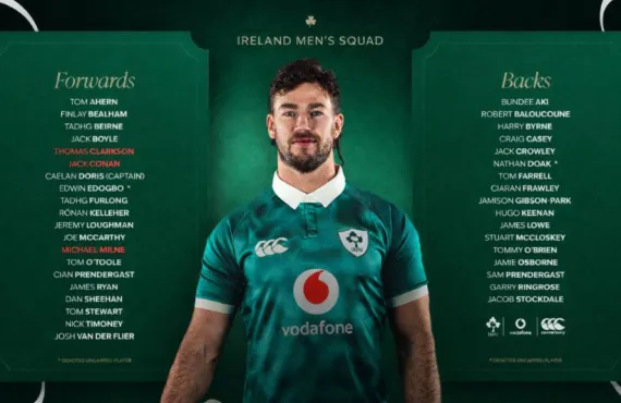 Ireland squad announcement
