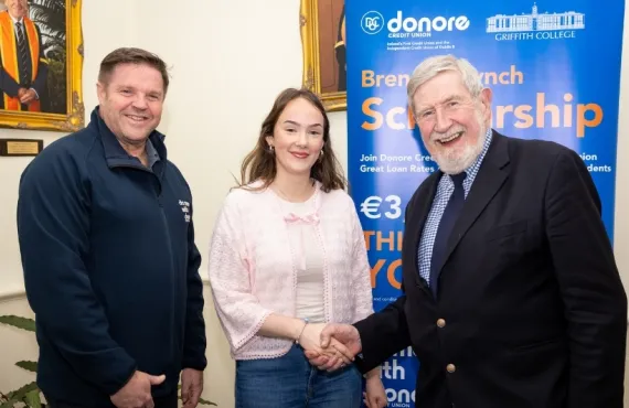Molly Smith Receives Brendan Lynch Scholarship at Griffith College