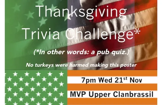 Poster for CAPA & GSU Pub Quiz