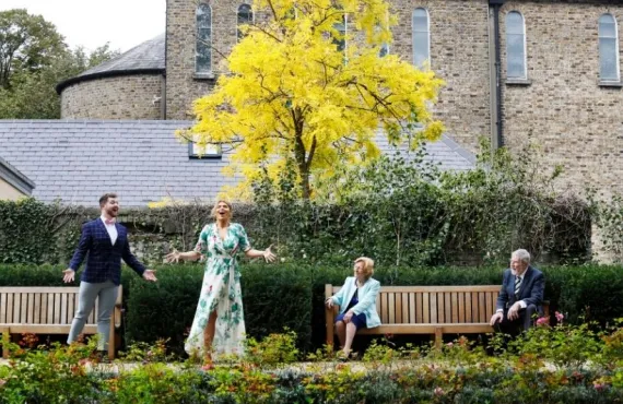 Opera singers Matt Mannion with Aebh Kelly alongside Veronica Dunne and Diarmuid Hegarty