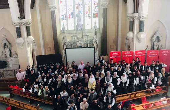 Griffith College Cork staff and ACCA students group shot