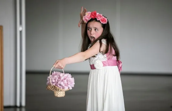 Student performing at the 2019 Excellence Awards