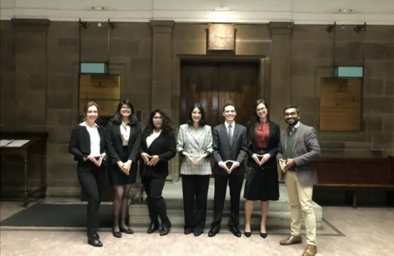 Griffith students and lecturers at the Jessup Competition