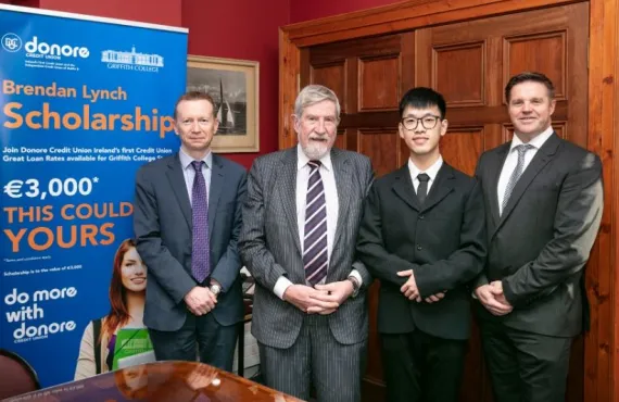 Donore Credit Union and Griffith College award scholarship