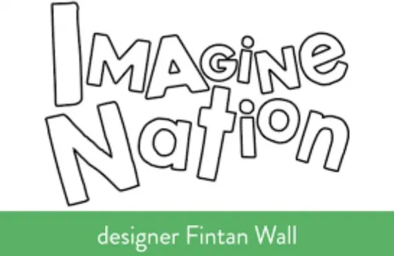 Imagine Nation logo by designer Fintan Wall