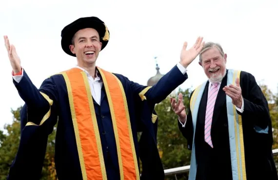 Stephen O’Leary and Professor Diarmuid Hegarty