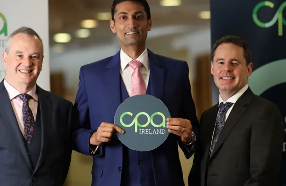 Liam Donnelly Award Winner, Sunil Appat Sukumaran, Paul Heany and Tom Colgan