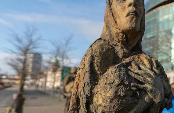 Famine Memorial, Custom House Quay, Ireland