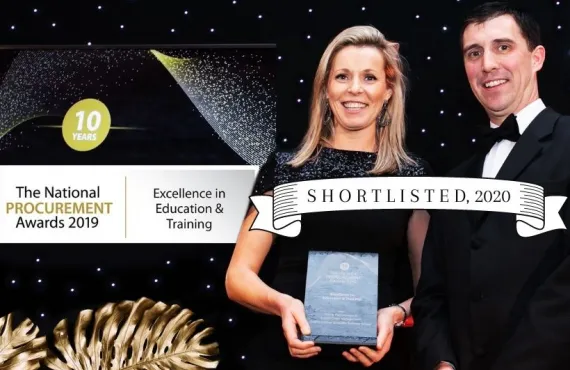 Griffith College at National Procurement Awards of 2019, Shortlisted this year in 2020