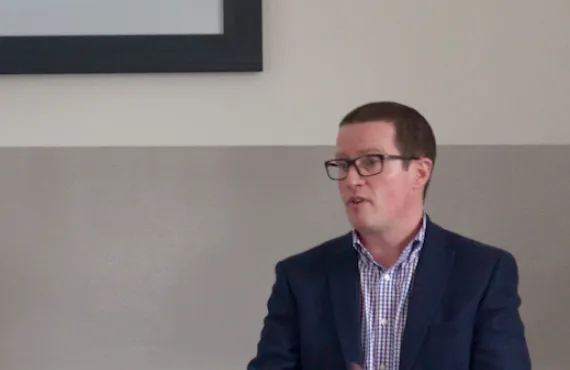 RTE editor James McNamara at Griffith College