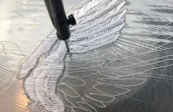 IDI Award Winning Project, 'Love Birds' Embroidery Work