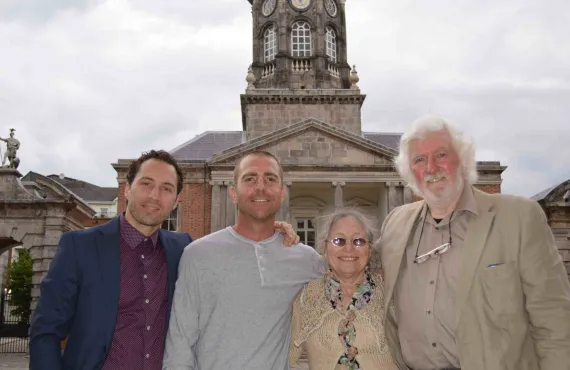 four exonerees at innocence project confrence