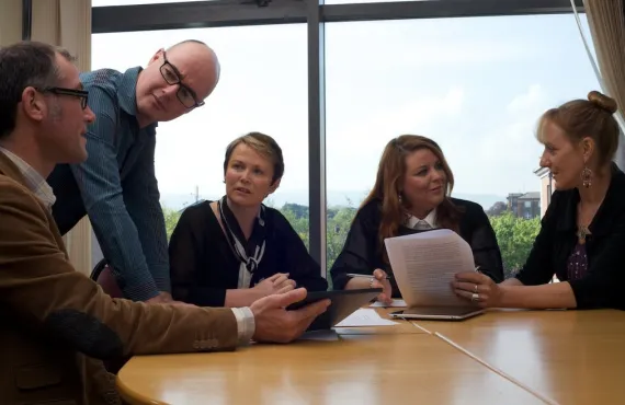 Student Led Learning - Group Work - class photo