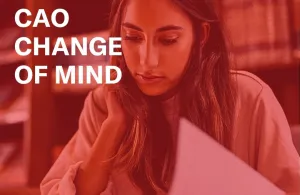cao change of mind griffith college dublin