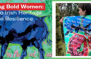 Bold Women silk scarf artwork images banner