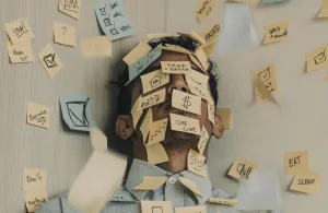 Stressed Student during Exam Season