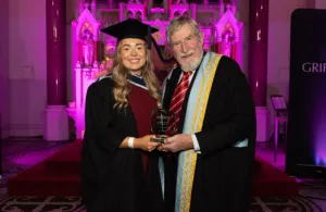 Abigail Murray and Diarmuid Hegarty