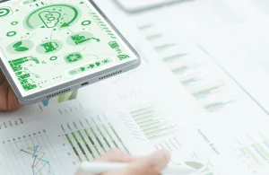 Sustainability - Person on Ipad